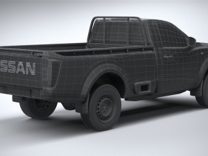 Nissan Navara Singlecab 2021 Modelo 3D