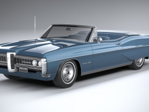 Pontiac Bonneville Convertible 1968 3D-Modell