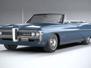 Pontiac Bonneville Convertible 1968 3D Model