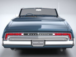 Pontiac Bonneville Convertible 1968 3D-Modell