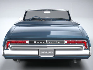 Pontiac Bonneville Convertible 1968 3D Model
