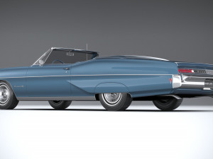 Pontiac Bonneville Convertible 1968 3D-Modell