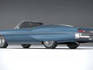 Pontiac Bonneville Convertible 1968 3D Model