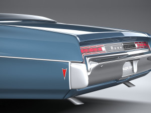 Pontiac Bonneville Convertible 1968 3D-Modell