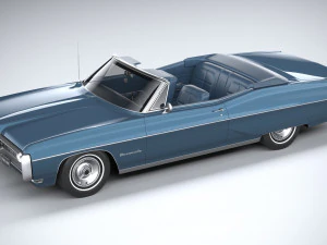 Pontiac Bonneville Convertible 1968 3D Model