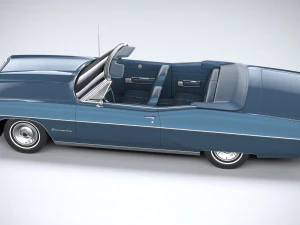 Pontiac Bonneville Convertible 1968 3D Model