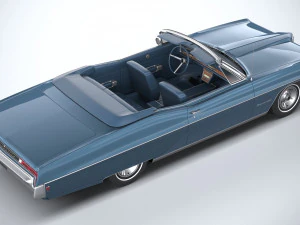 Pontiac Bonneville Convertible 1968 3D Model