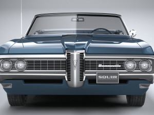 Pontiac Bonneville Convertible 1968 3D-Modell