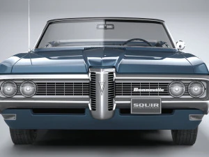 Pontiac Bonneville Convertible 1968 3D Model