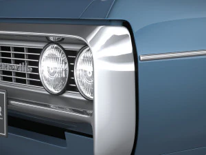 Pontiac Bonneville Convertible 1968 3D Model