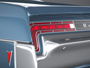Pontiac Bonneville Convertible 1968 3D-Modell