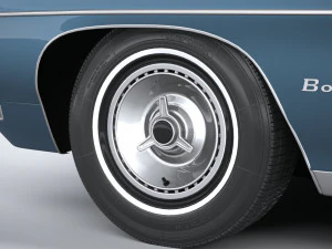 Pontiac Bonneville Convertible 1968 3D Model