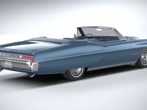 Pontiac Bonneville Convertible 1968 3D Model