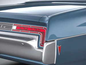 Pontiac Bonneville Convertible 1968 3D Model