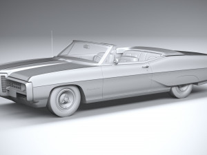 Pontiac Bonneville Convertible 1968 3D-Modell