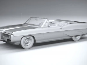 Pontiac Bonneville Convertible 1968 3D Model