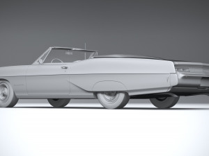 Pontiac Bonneville Convertible 1968 3D-Modell