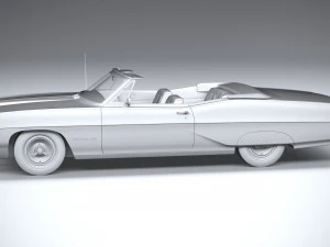 Pontiac Bonneville Convertible 1968 3D Model