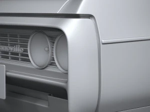 Pontiac Bonneville Convertible 1968 3D Model