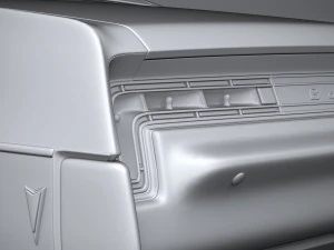 Pontiac Bonneville Convertible 1968 3D Model