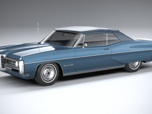 Pontiac Bonneville Convertible 1968 3D-Modell