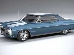 Pontiac Bonneville Convertible 1968 3D Model