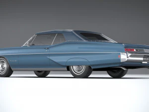 Pontiac Bonneville Convertible 1968 3D Model