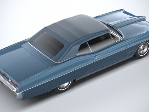 Pontiac Bonneville Convertible 1968 3D-Modell