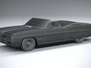 Pontiac Bonneville Convertible 1968 3D-Modell