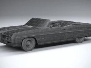 Pontiac Bonneville Convertible 1968 3D Model