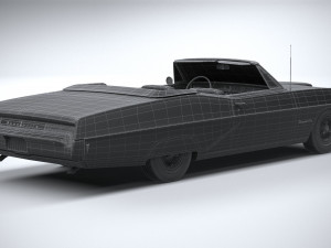 Pontiac Bonneville Convertible 1968 3D-Modell