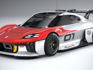 Porsche Mission R 2021 Model 3D
