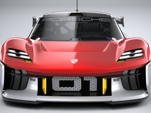 Porsche Mission R 2021 Model 3D