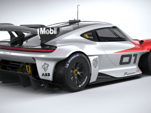 Porsche Mission R 2021 Model 3D