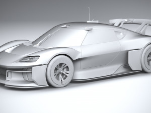 Porsche Mission R 2021 Model 3D