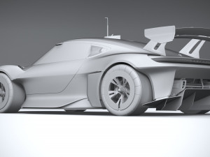 Porsche Mission R 2021 Model 3D