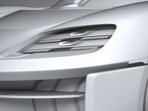 Porsche Mission R 2021 Model 3D