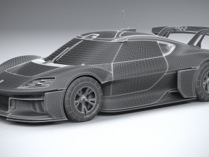 Porsche Mission R 2021 Model 3D