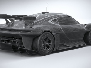 Porsche Mission R 2021 Model 3D