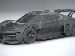 Porsche Mission R 2021 Model 3D