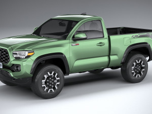 Toyota Tacoma Regular Cab TRD 2020 3D Model