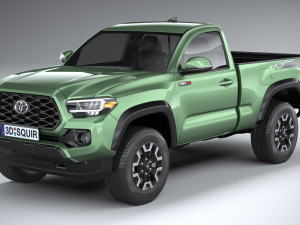 Toyota Tacoma Regular Cab TRD 2020 3D Model