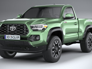 Toyota Tacoma Regular Cab TRD 2020 3D Model