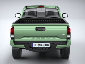 Toyota Tacoma Regular Cab TRD 2020 3D Model