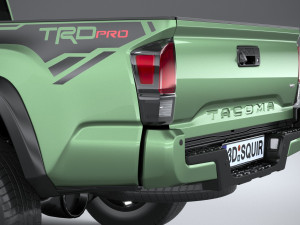 Toyota Tacoma Regular Cab TRD 2020 3D Model
