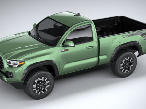 Toyota Tacoma Regular Cab TRD 2020 3D Model