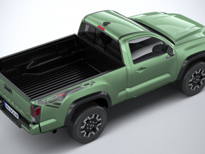 Toyota Tacoma Regular Cab TRD 2020 3D Model
