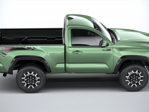 Toyota Tacoma Regular Cab TRD 2020 3D Model
