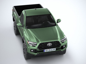 Toyota Tacoma Regular Cab TRD 2020 3D Model