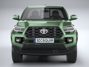 Toyota Tacoma Regular Cab TRD 2020 3D Model